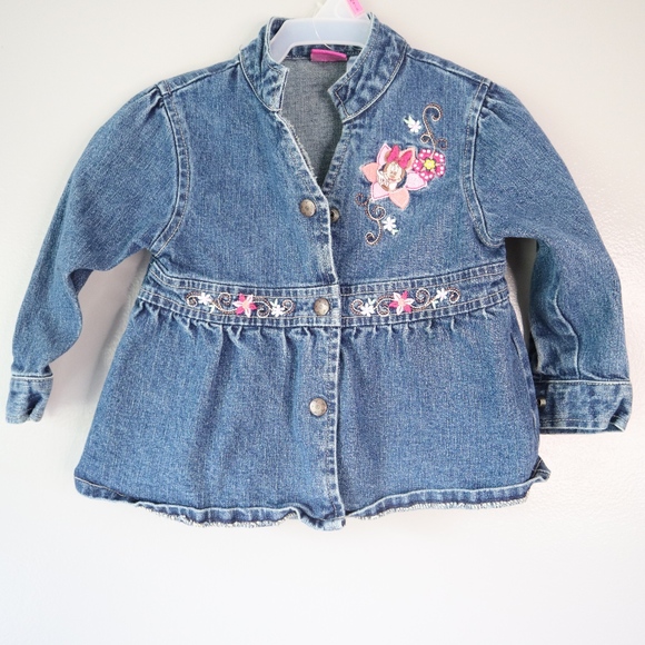 Disney Other - Disney Minnie Mouse  Kids Jean Jacket